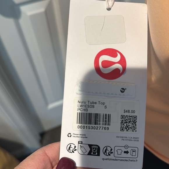 Lululemon Nulu Tube Top - Picture 3 of 4